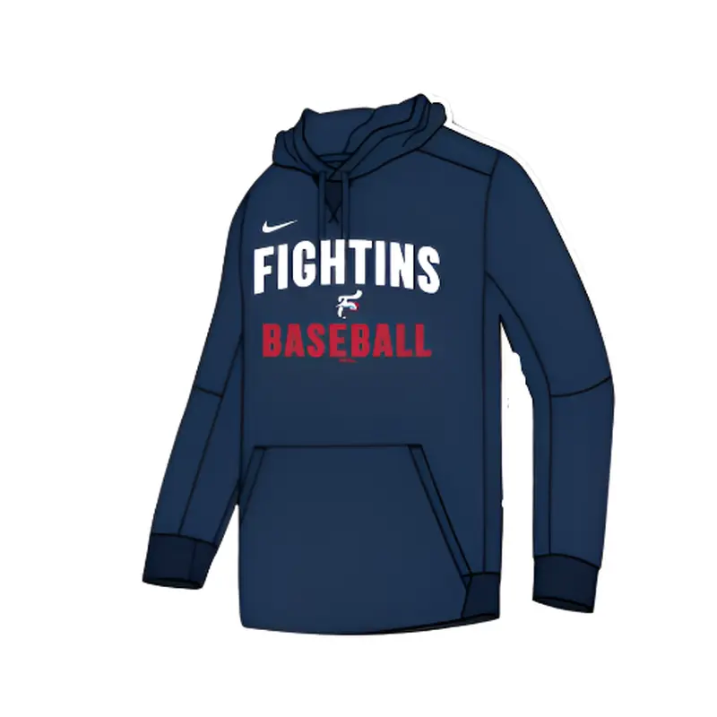 Nike Navy Blue "Fightins Baseball" Hoodie