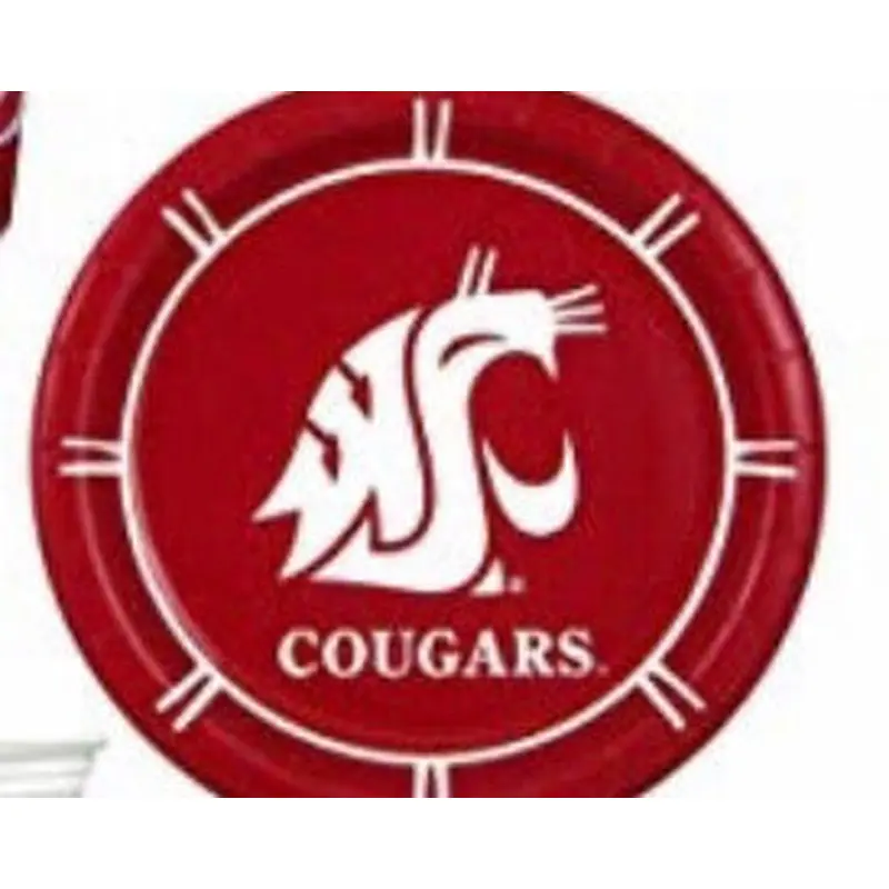 WSU 9" Paper Plates