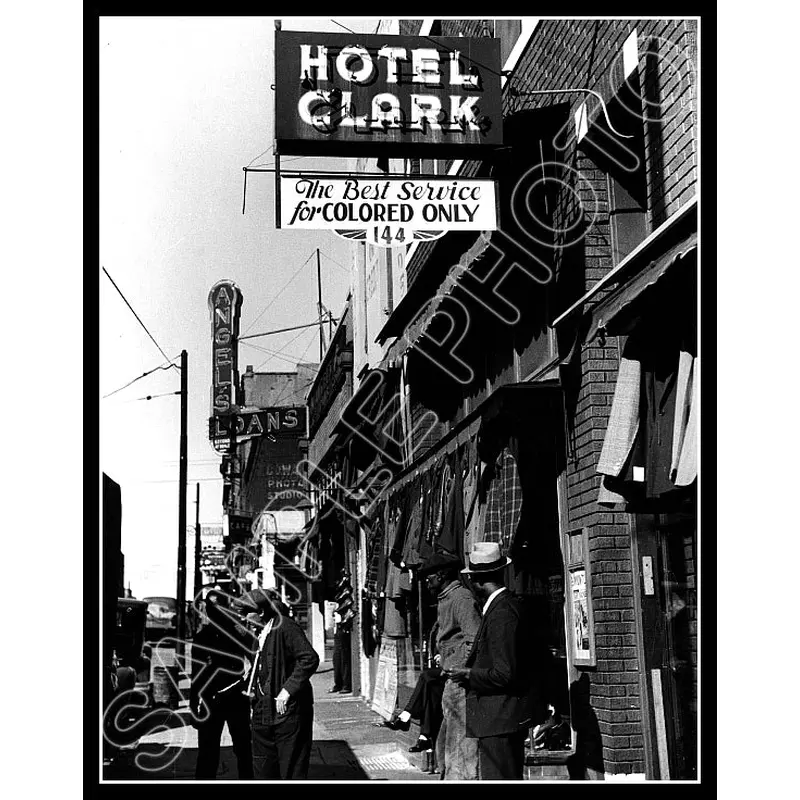 1939 Memphis Tennessee Colored Only Business 11X14 Photo - 2542