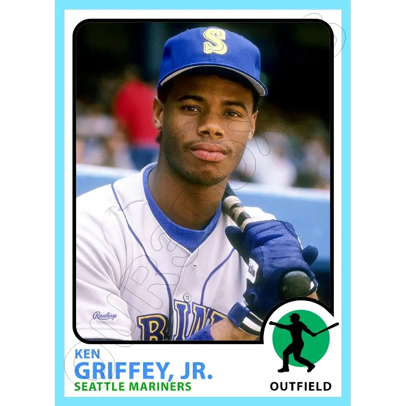Ken Griffey Jr. 1973 Topps Custom Card - 4779