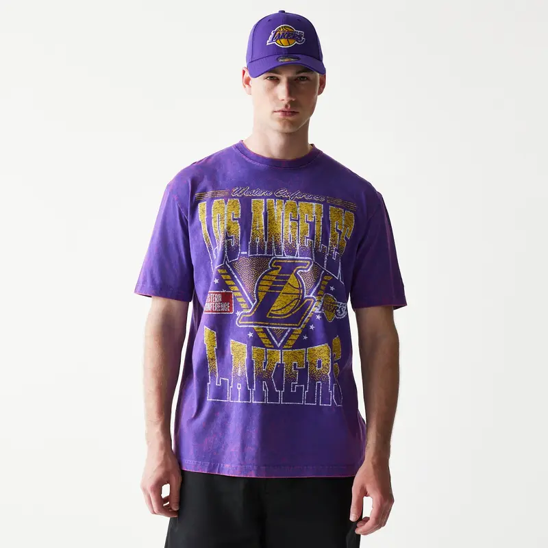 New Era - LA Lakers NBA Sport Classic Purple T-Shirt