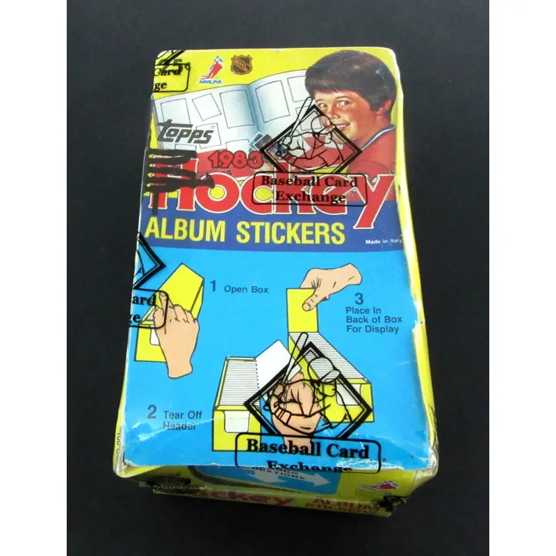 1983/84 Topps Hockey Album Stickers Unopened Box