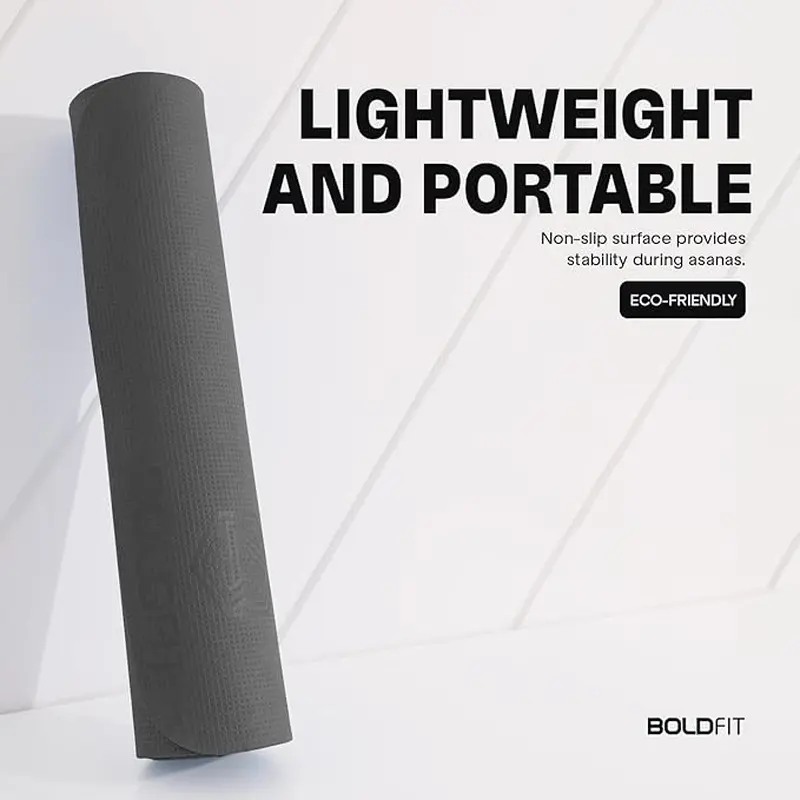 Boldfit Yoga Mat 4 mm & 6 mm Gym Mats - Green Pack Of 3 | Kibi Sports