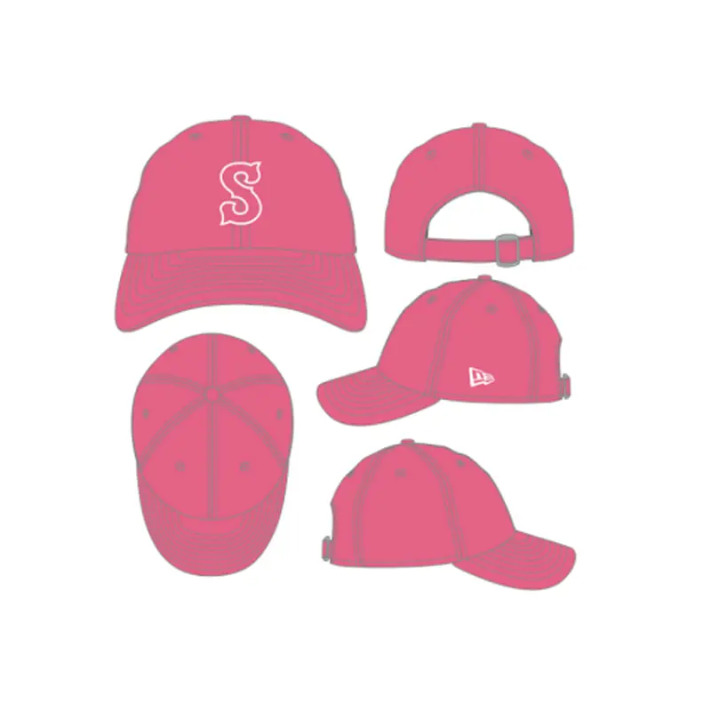 Syracuse Mets New Era Pink Youth CC Adj. Cap