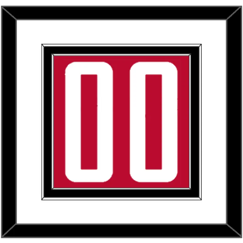 Houston Number - Red Icon - Double Mat 1