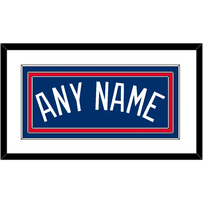 Los Angeles Name - Alternate Road Blue - Triple Mat 2