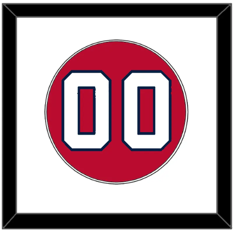 Washington Number - Alternate Red - Single Mat 1