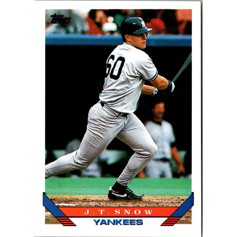 1993 Topps Inaugural Marlins J.T. Snow #422