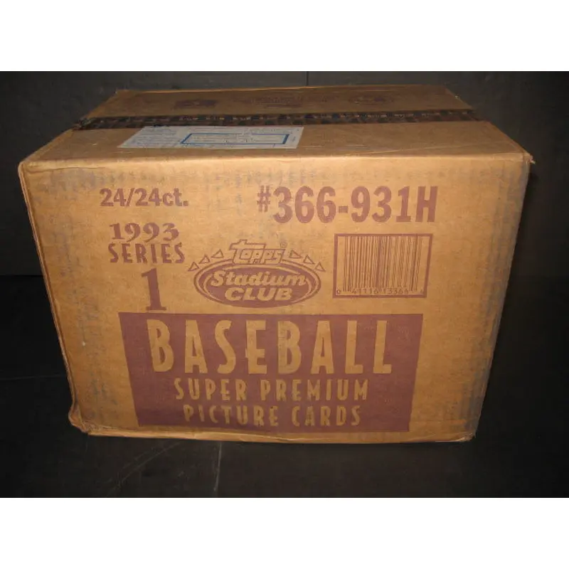 1993 Topps Stadium Club Baseball Series 1 Case (24 Box)