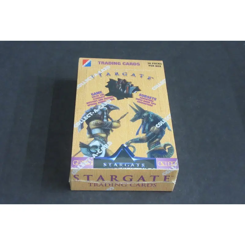 1994 Collect-A-Card Stargate Trading Cards Box