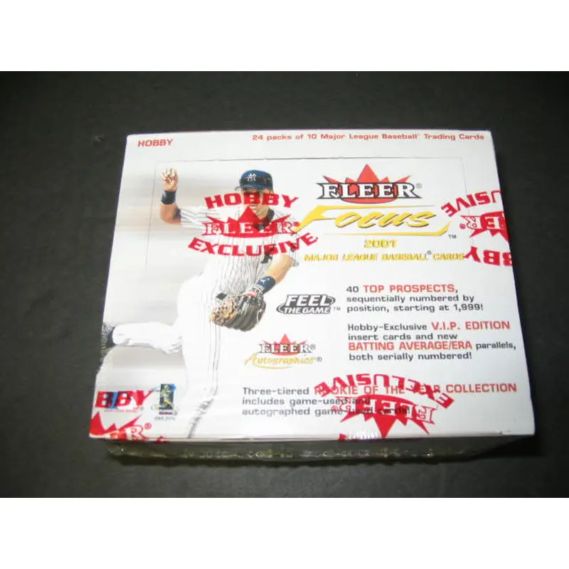 2001 Fleer Focus Baseball Box (Hobby)