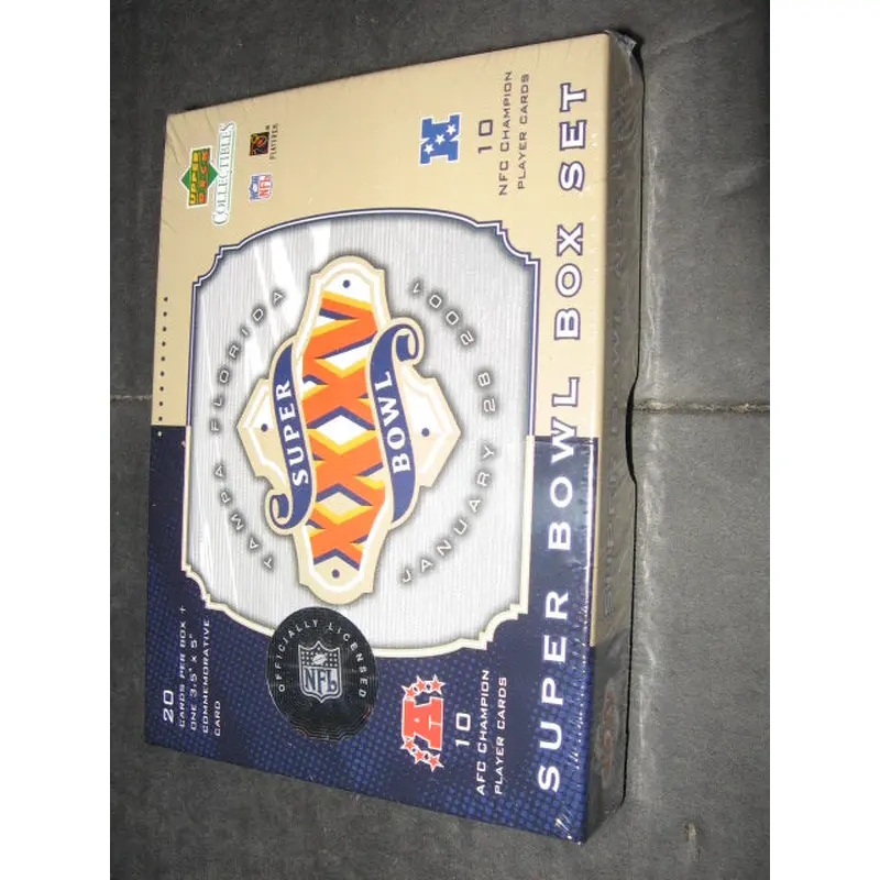 2001 Upper Deck Football Super Bowl XXXV Factory Set
