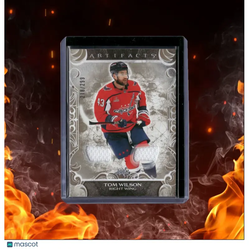 2024-25 Upper Deck Artifacts Tom Wilson Dual Jersey Material Gold 218/299 #31