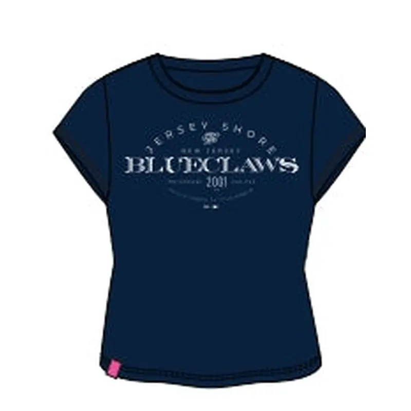 Jersey Shore BlueClaws Lusso Brand Ladies Naja Baby Tee