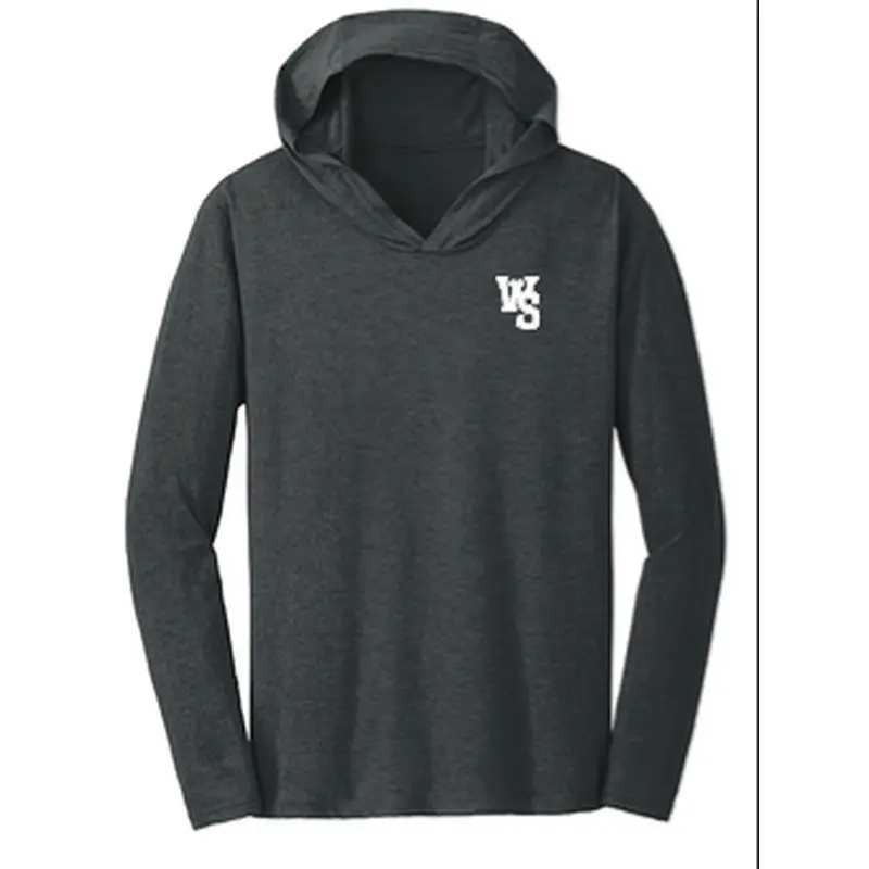 Long Sleeve Hoodie Tee - White