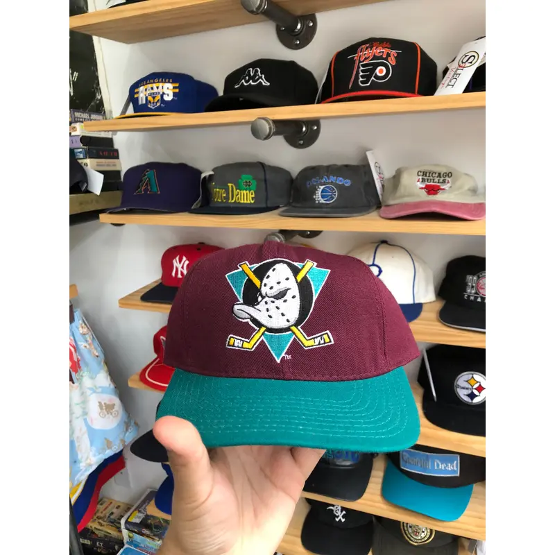 Vintage Mighty Ducks Plain Logo Snapback