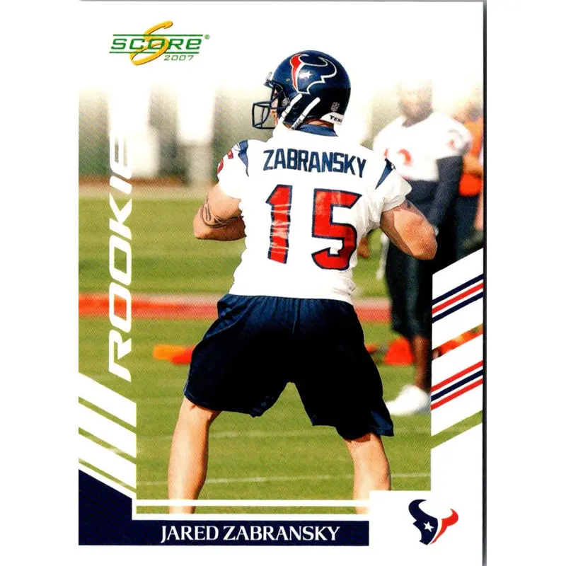 2007 Score Jared Zabransky #373 Rookie