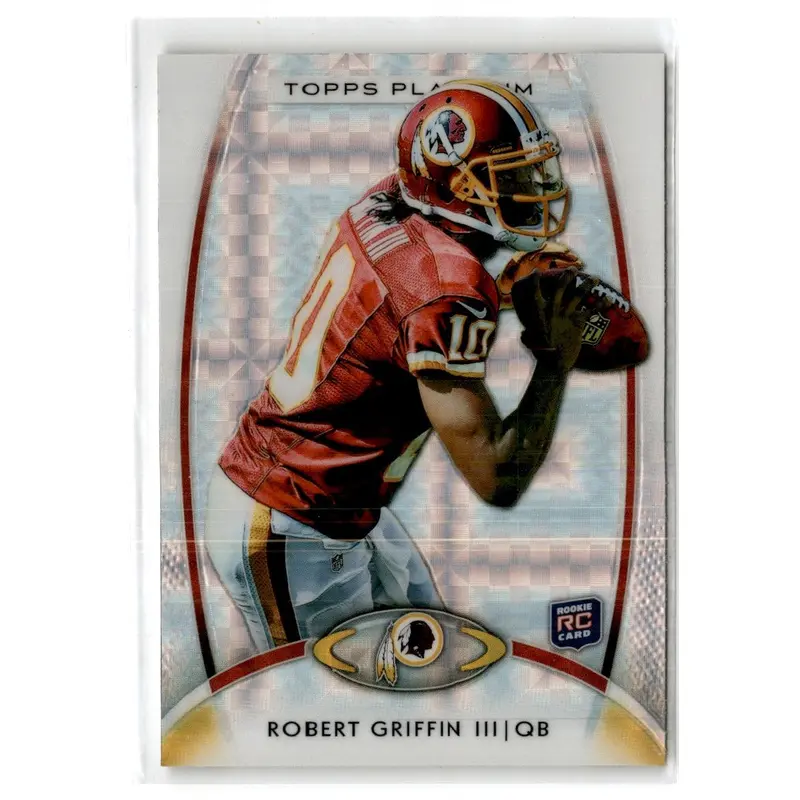 2012 Topps Platinum Rookie Patch Autographs Robert Griffin III #120