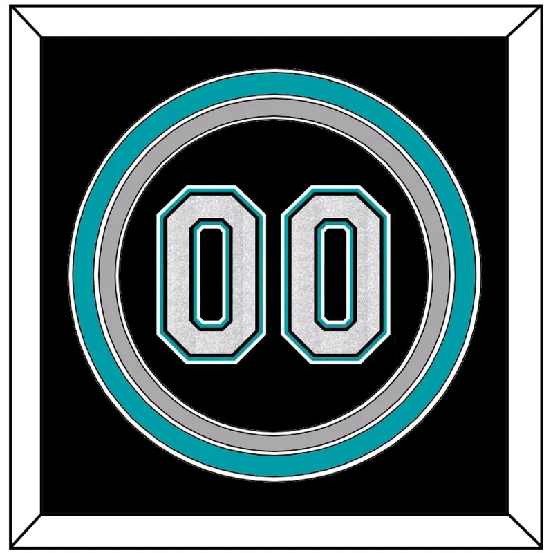 Florida Number - Alternate Black (2003-2011) - Triple Mat 2