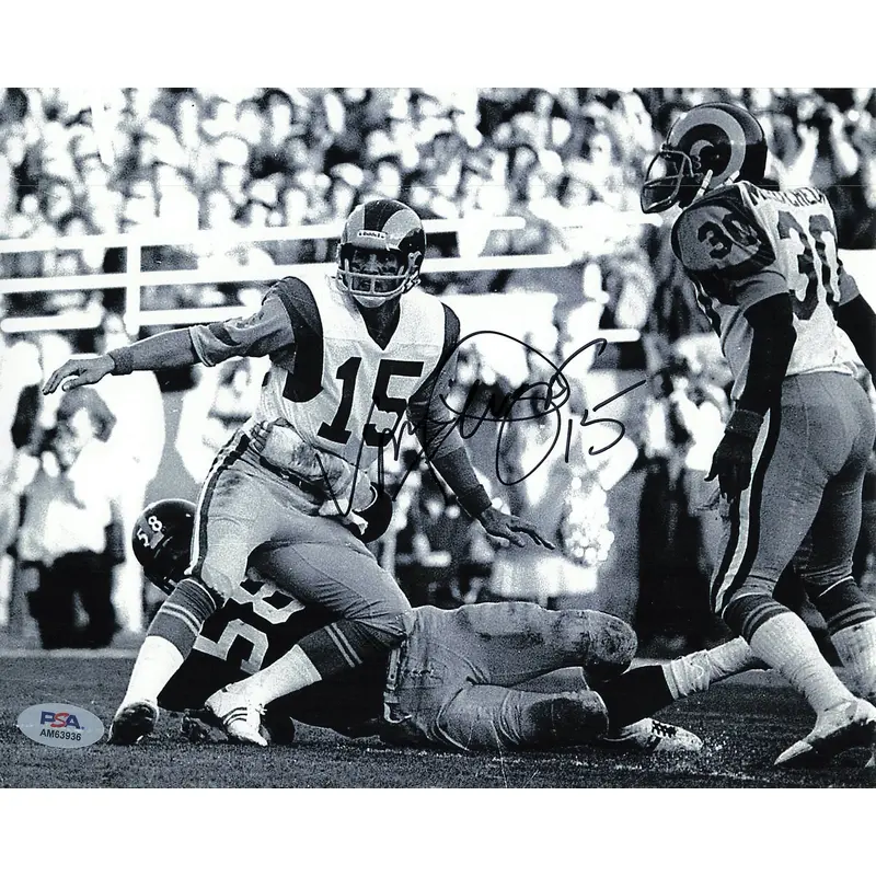 Vince Ferragamo signed 8x10 photo PSA/DNA Rams Autographed