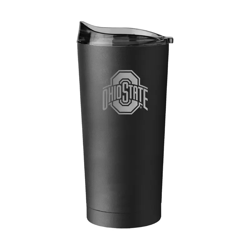 Ohio State 20oz Black Powder Coat Tumbler