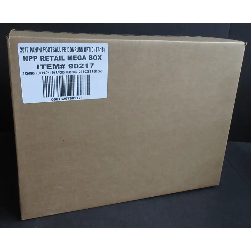 2017 Panini Donruss Optic Football Mega Box Case (20 Box)