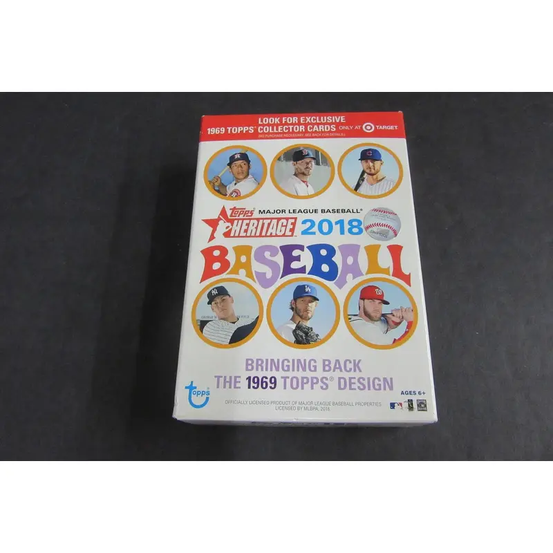 2018 Topps Heritage Baseball Hanger Box (35 Cards) (Target)