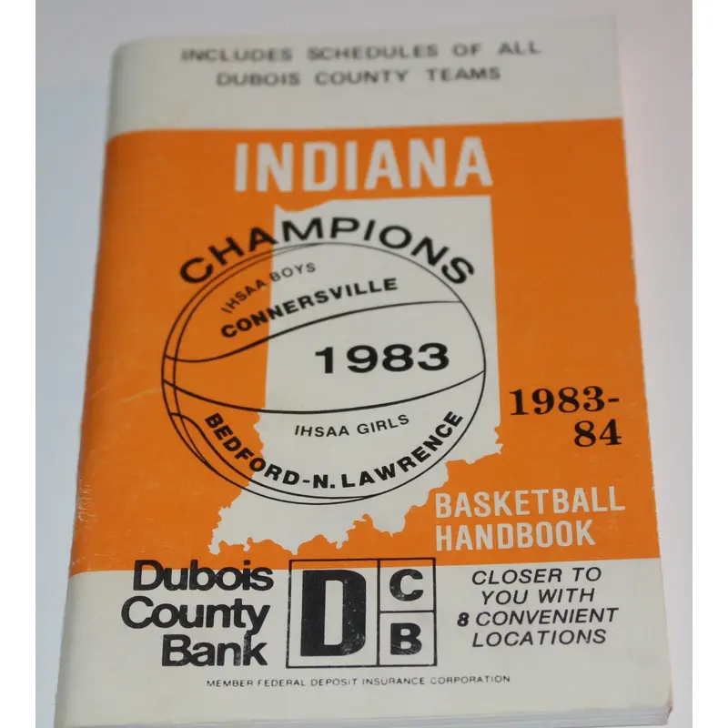 1983-84 Indiana Basketball Handbook