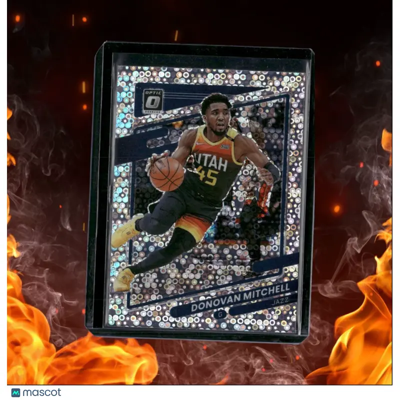 2021-22 Donruss Optic Donovan Mitchell Fast Break Holo Prizm #45