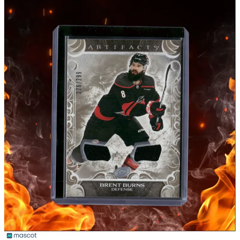 2024-25 Upper Deck Artifacts Brent Burns Material Gold Dual Jersey 226/299 #97