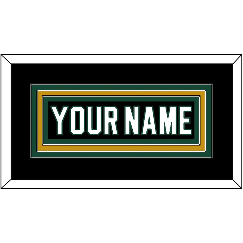 Dallas Nameplate - Road Black (1994-1999) - Triple Mat 3