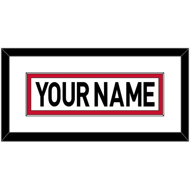Ottawa Nameplate - Road White (2007-2017) - Single Mat 1