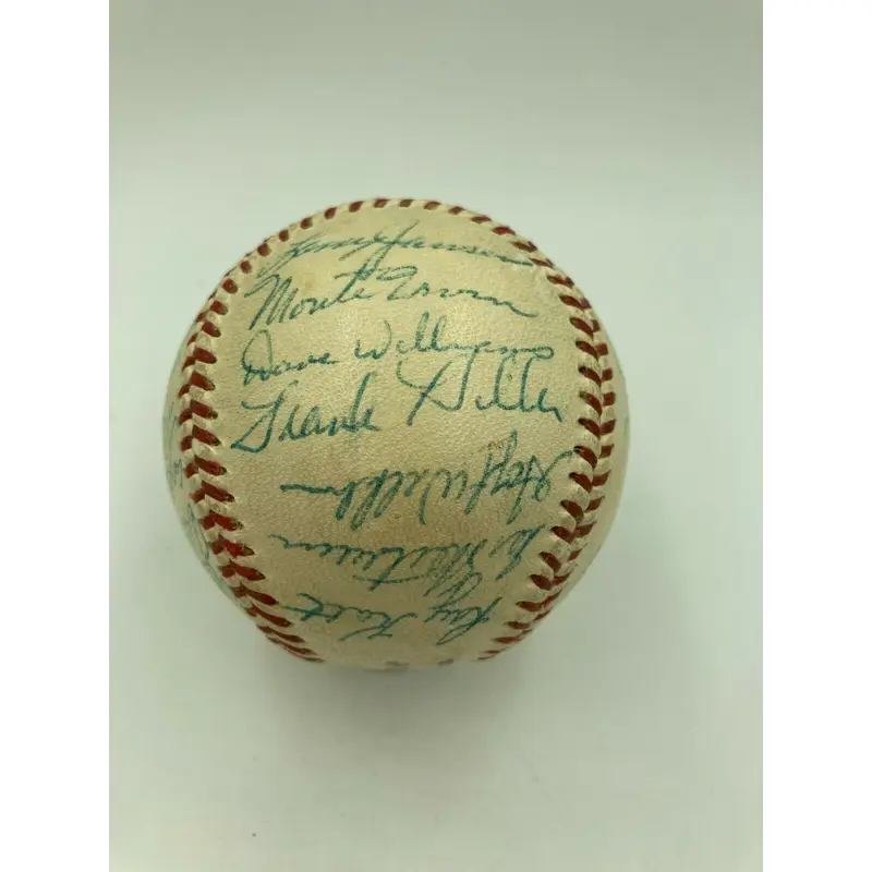 1952 New York Giants Team Signed Official National League Baseball