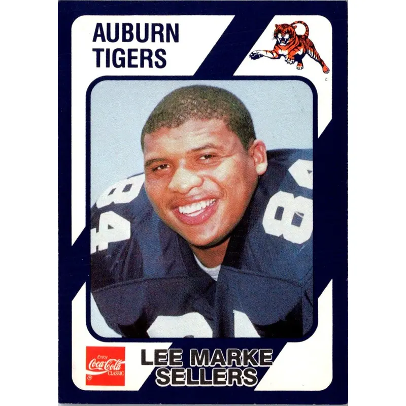 1989 Collegiate Collection Auburn Coke 580 Lee Marke Sellers #304