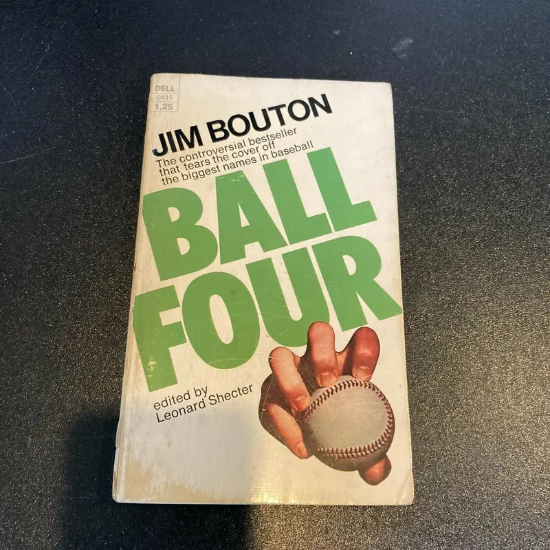 Jim Bouton Signed Autographed "Ball Four" Baseball Book