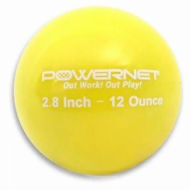 New PowerNet 2.8" Weighted Hitting and Batting Training Ball (6 pack)
