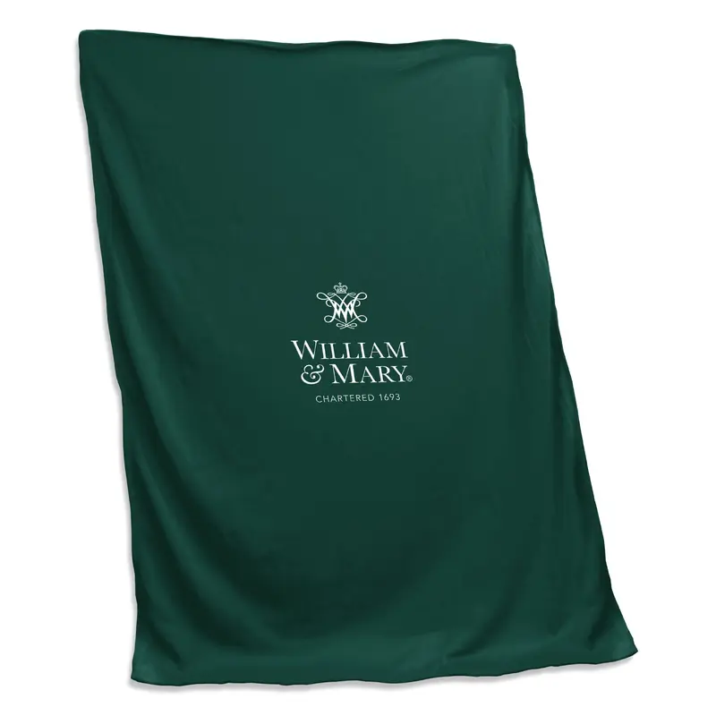 William and Mary Inst Mark Screened Sweatshirt Blanket