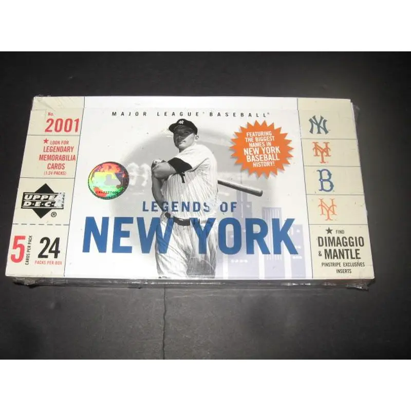 2001 Upper Deck Legends Of New York Baseball Box (Hobby)