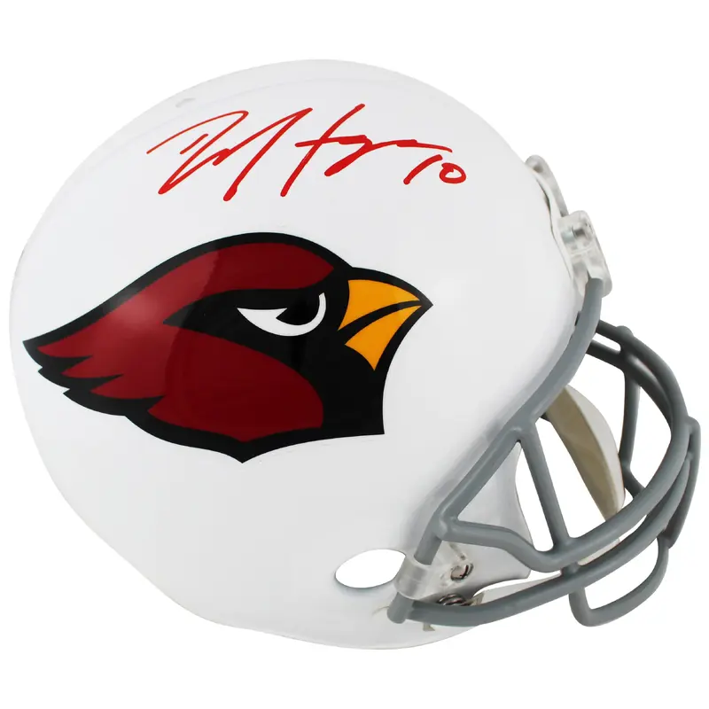 Cardinals DeAndre Hopkins Signed Full Size Rep Helmet BAS Witnessed #WG66585