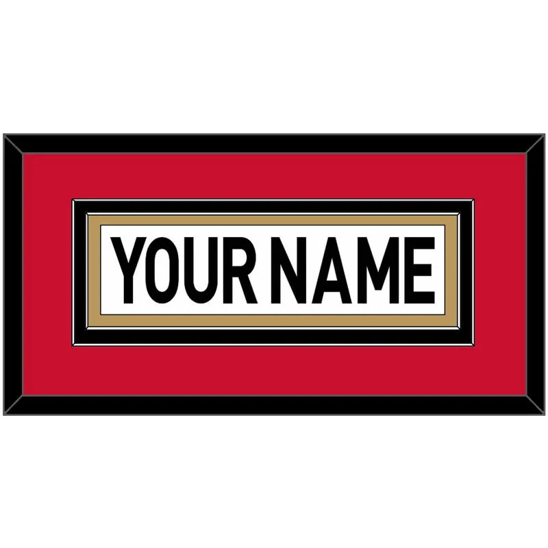 Ottawa Nameplate - Road White (2007-2017) - Double Mat 3
