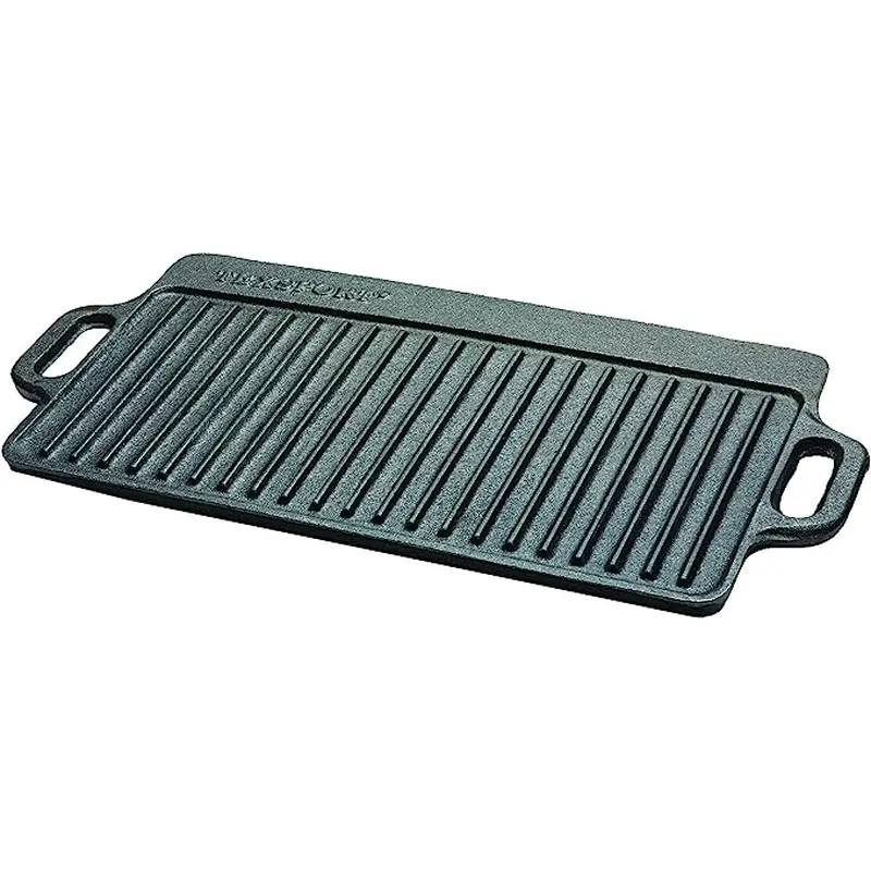 New Texsport 9 1/2" x 20" Cast Iron Griddle