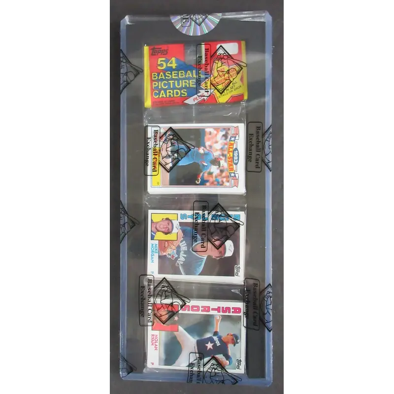 1984 Topps Baseball Unopened Rack Pack (Ryan Top) (BBCE)