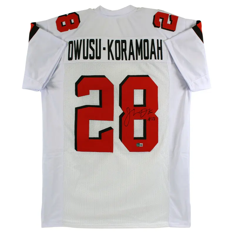Jeremiah Owusu-Koramoah Authentic Signed White Pro Style Jersey BAS Witnessed