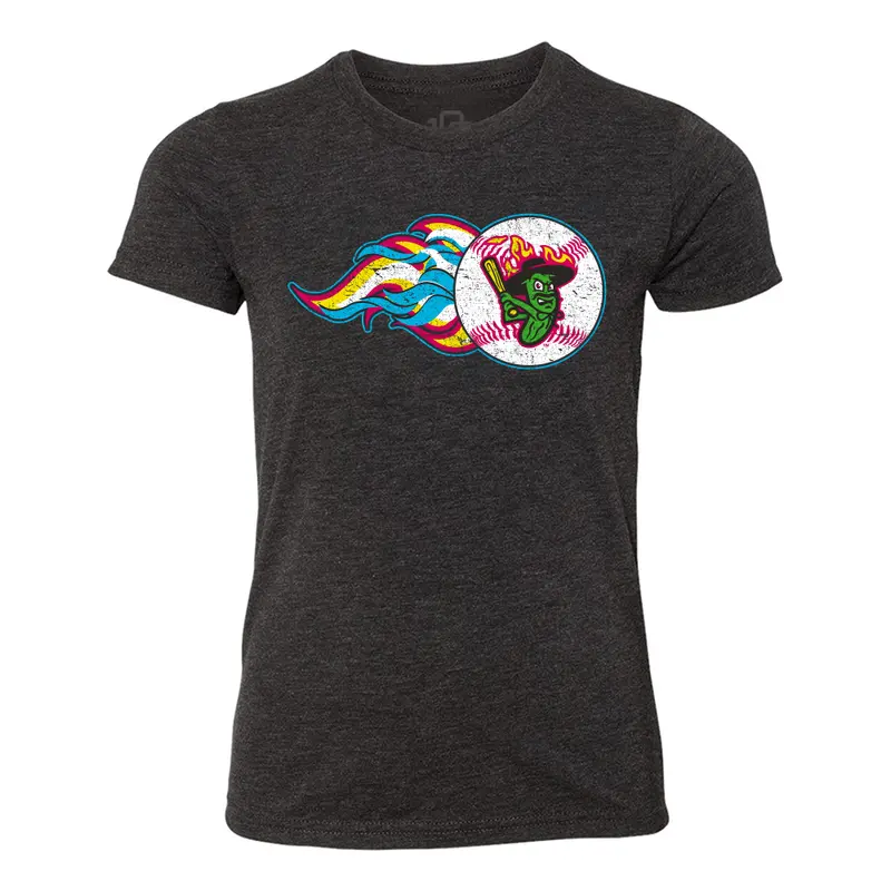 Los Pepinillos Picantes del Norte 108 Stitches Copa Fireball Tee - Youth