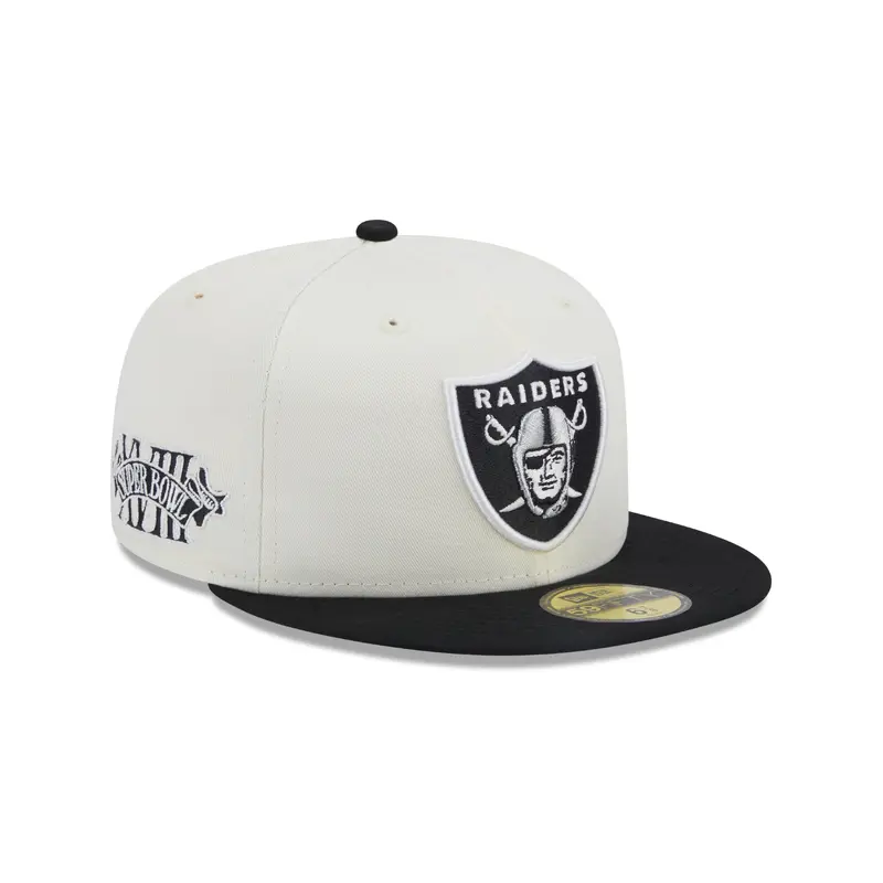 New Era 59Fifty Fitted Cap CHAMPIONSHIPS Las Vegas Raiders - White/Black