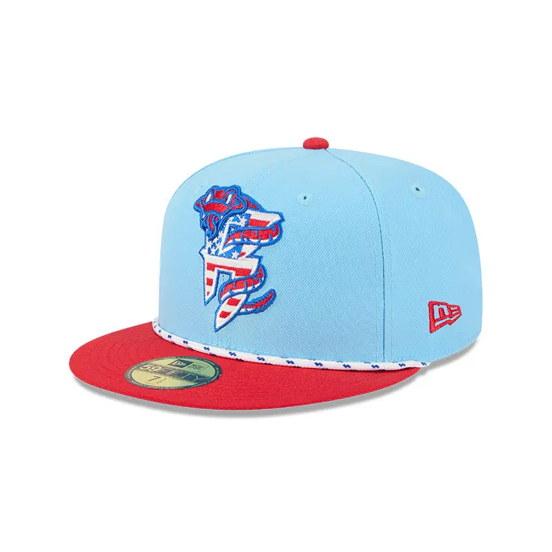 Timber Rattlers New Era 4th of July 5950 Fitted On-Field Hat