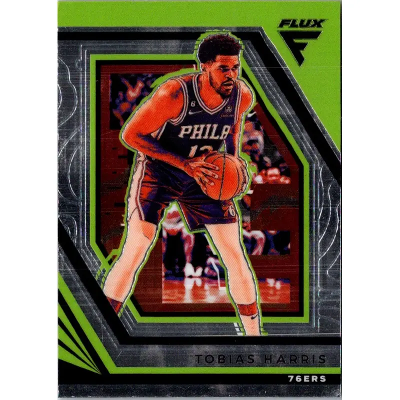 2022 Panini Prizm Choice Blue Yellow and Green Tobias Harris #31