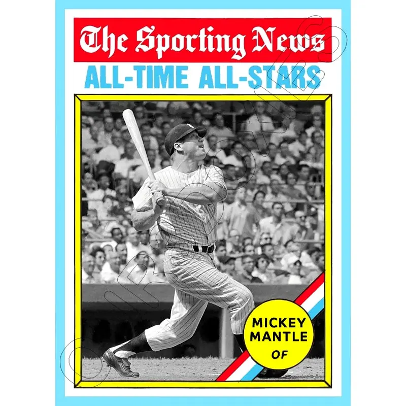 Mickey Mantle 1976 Topps AS Custom Card - 4864