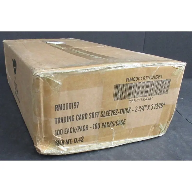 Fanatics Thick Soft Card Sleeve Case (2 Mil) (100/100)