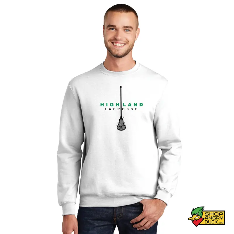 Highland Lacrosse Stick Crewneck Sweatshirt